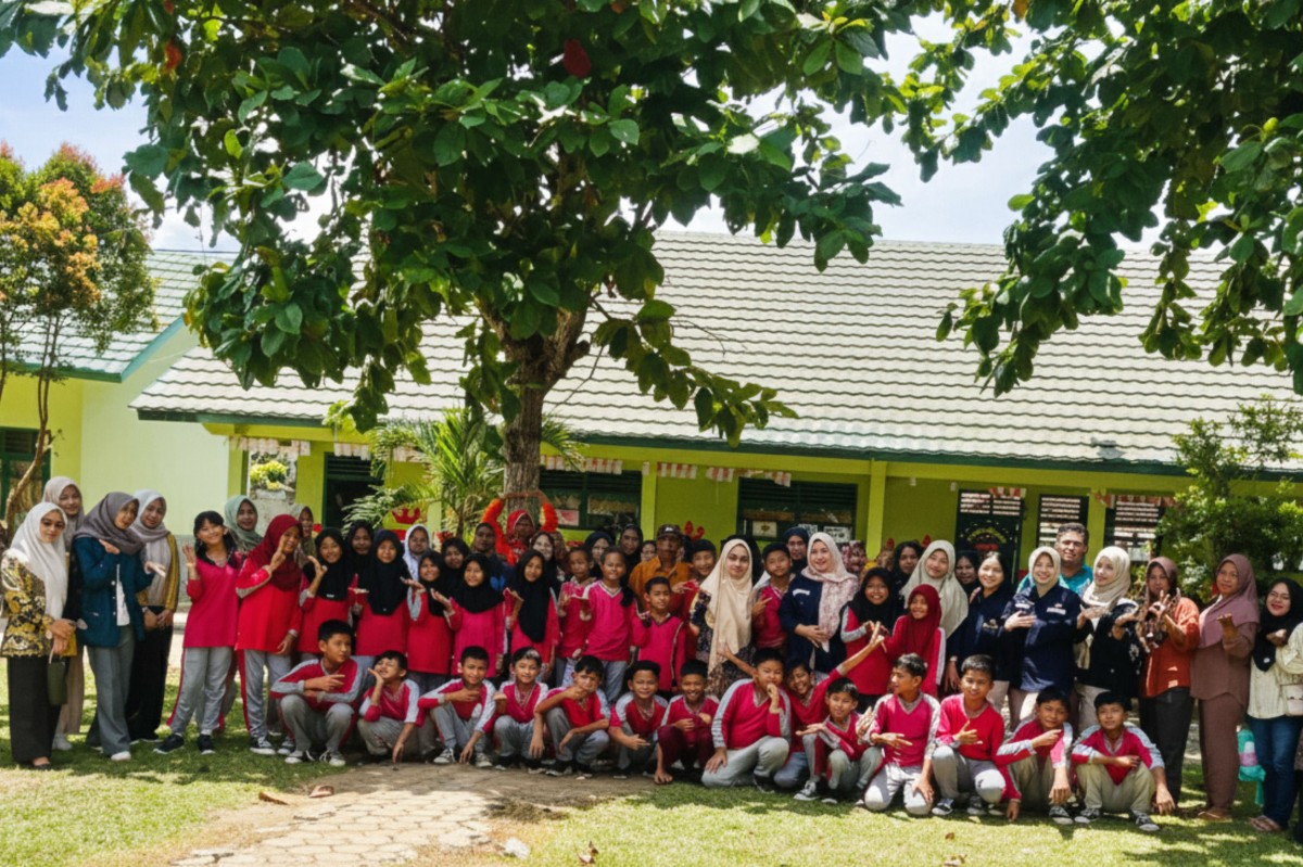 Peksos Go To School di SDN 3 Metro Utara